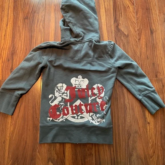 Juicy Couture 3/4 Sleeve Zip Sweater - Picture 1 of 3